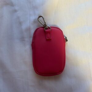 Pink Mini Pouch with Clip